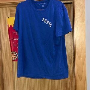 American able blue t shirt